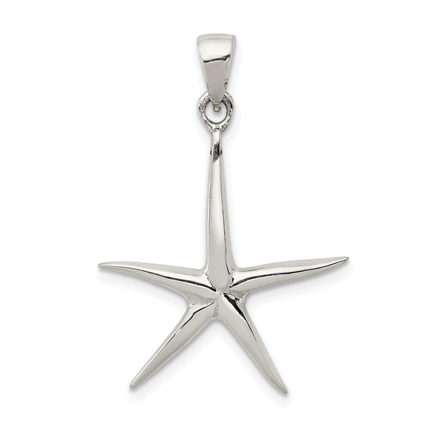 Sterling Silver Starfish Pendant (0.98 Inches x Inches 0.83)